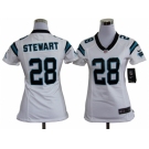 nike women nfl jerseys carolina panthers #28 stewart white[nike]