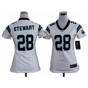 nike women nfl jerseys carolina panthers #28 stewart white[nike]
