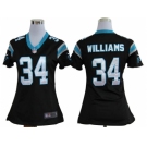 nike women nfl jerseys carolina panthers #34 williams black[nike]