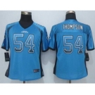 nike women nfl jerseys carolina panthers #54 thompson blue[Elite drift fashion]