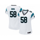 nike women nfl jerseys carolina panthers #58 thomas davis white[nike]