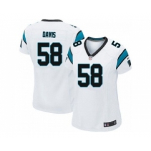 nike women nfl jerseys carolina panthers #58 thomas davis white[nike]