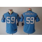 nike women nfl jerseys carolina panthers #59 kuechly blue[nike limited]