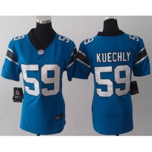 nike women nfl jerseys carolina panthers #59 kuechly blue[nike]