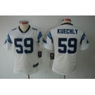 nike women nfl jerseys carolina panthers #59 kuechly white[nike limited]