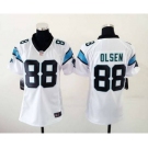 nike women nfl jerseys carolina panthers #88 olsen white[nike]