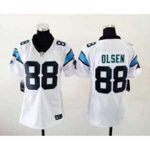 nike women nfl jerseys carolina panthers #88 olsen white[nike]