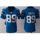 nike women nfl jerseys carolina panthers #89 steve smith blue[nike]