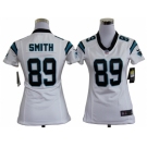 nike women nfl jerseys carolina panthers #89 steve smith white[nike]