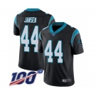 Youth Carolina Panthers #44 J.J. Jansen Black Team Color Vapor Untouchable Limited Player 100th Season Football Jersey