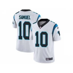 Youth Nike Carolina Panthers #10 Curtis Samuel Vapor Untouchable Limited White NFL Jersey