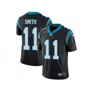 Youth Nike Carolina Panthers #11 Torrey Smith Black Team Color Stitched NFL Vapor Untouchable Limited Jersey