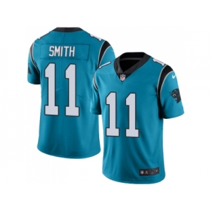 Youth Nike Carolina Panthers #11 Torrey Smith Blue Alternate Stitched NFL Vapor Untouchable Limited Jersey