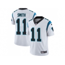 Youth Nike Carolina Panthers #11 Torrey Smith White Stitched NFL Vapor Untouchable Limited Jersey