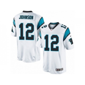 Youth Nike Carolina Panthers #12 Charles Johnson Limited White NFL Jersey