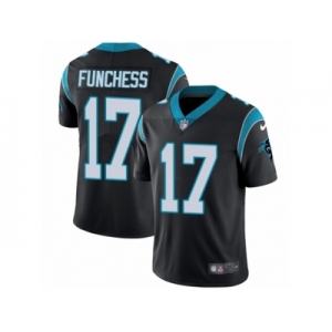 Youth Nike Carolina Panthers #17 Devin Funchess Vapor Untouchable Limited Black Team Color NFL Jersey