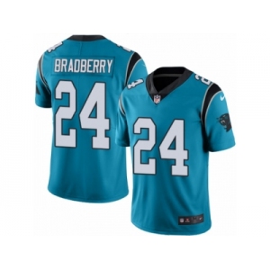 Youth Nike Carolina Panthers #24 James Bradberry Limited Blue Rush NFL Jersey