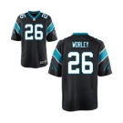 Youth Nike Carolina Panthers #26 Daryl Worley Black Team Color NFL Jersey