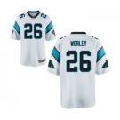 Youth Nike Carolina Panthers #26 Daryl Worley White NFL Jersey