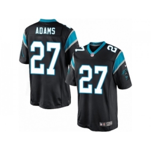 Youth Nike Carolina Panthers #27 Mike Adams Limited Black Team Color NFL Jersey