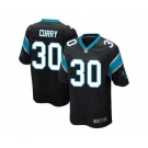 Youth Nike Carolina Panthers #30 Stephen Curry Black Team Color Stitched NFL Jersey