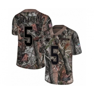 Youth Nike Carolina Panthers #5 Michael Palardy Camo Rush Realtree Limited NFL Jersey