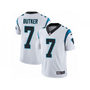 Youth Nike Carolina Panthers #7 Harrison Butker Vapor Untouchable Limited White NFL Jersey