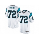 Youth Nike Carolina Panthers #72 Taylor Moton Limited White NFL Jersey