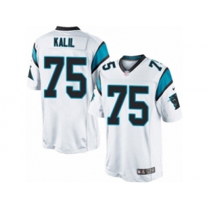 Youth Nike Carolina Panthers #75 Matt Kalil Limited White NFL Jersey