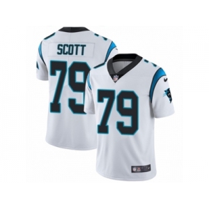 Youth Nike Carolina Panthers #79 Chris Scott Vapor Untouchable Limited White NFL Jersey