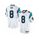 Youth Nike Carolina Panthers #8 Andy Lee Limited White NFL Jersey