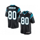 Youth Nike Carolina Panthers #80 Scott Simonson Limited Black Team Color NFL Jersey