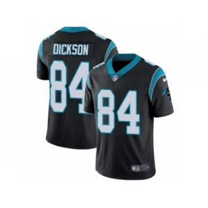 Youth Nike Carolina Panthers #84 Ed Dickson Vapor Untouchable Limited Black Team Color NFL Jersey