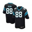 Youth Nike Carolina Panthers #88 Greg Olsen Black Team Color NFL Jersey