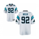 Youth Nike Carolina Panthers #92 Vernon Butler White NFL Jersey