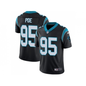Youth Nike Carolina Panthers #95 Dontari Poe Black Team Color Stitched NFL Vapor Untouchable Limited Jersey