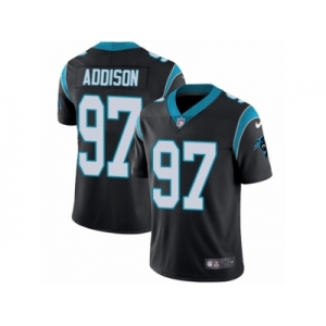 Youth Nike Carolina Panthers #97 Mario Addison Vapor Untouchable Limited Black Team Color NFL Jersey