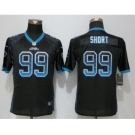 Youth Nike Carolina Panthers #99 Kawann Shor Drift Fashion Black Jerseys