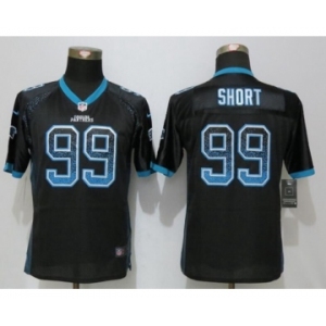 Youth Nike Carolina Panthers #99 Kawann Shor Drift Fashion Black Jerseys