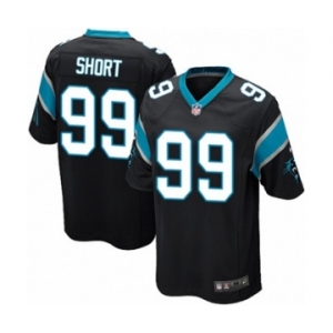 Youth Nike Carolina Panthers #99 Kawann Short Black Team Color NFL Jersey
