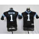 nike youth nfl jerseys carolina panthers #1 newton black[nike]