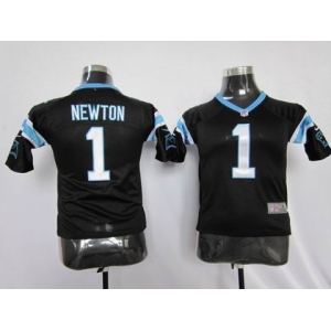 nike youth nfl jerseys carolina panthers #1 newton black[nike]