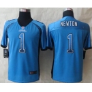 nike youth nfl jerseys carolina panthers #1 newton blue[Elite drift fashion]