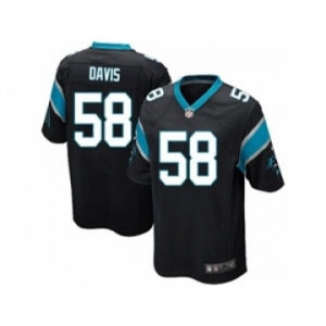 nike youth nfl jerseys carolina panthers #58 thomas davis black[nike]