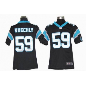 nike youth nfl jerseys carolina panthers #59 kuechly black[nike]