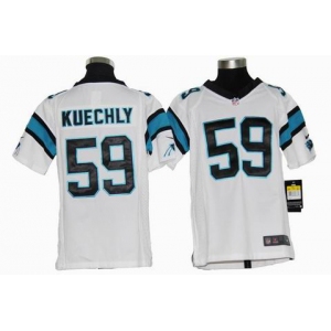 nike youth nfl jerseys carolina panthers #59 kuechly white[nike]