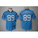 nike youth nfl jerseys carolina panthers #89 steve smith blue[nike]