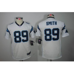 nike youth nfl jerseys carolina panthers #89 steve smith white[nike limited]