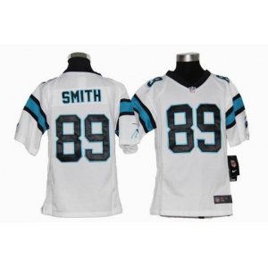 nike youth nfl jerseys carolina panthers #89 steve smith white[nike]