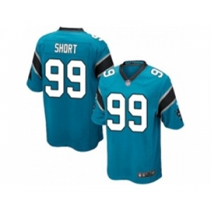 nike youth nfl jerseys carolina panthers #99 kawann short blue[nike]